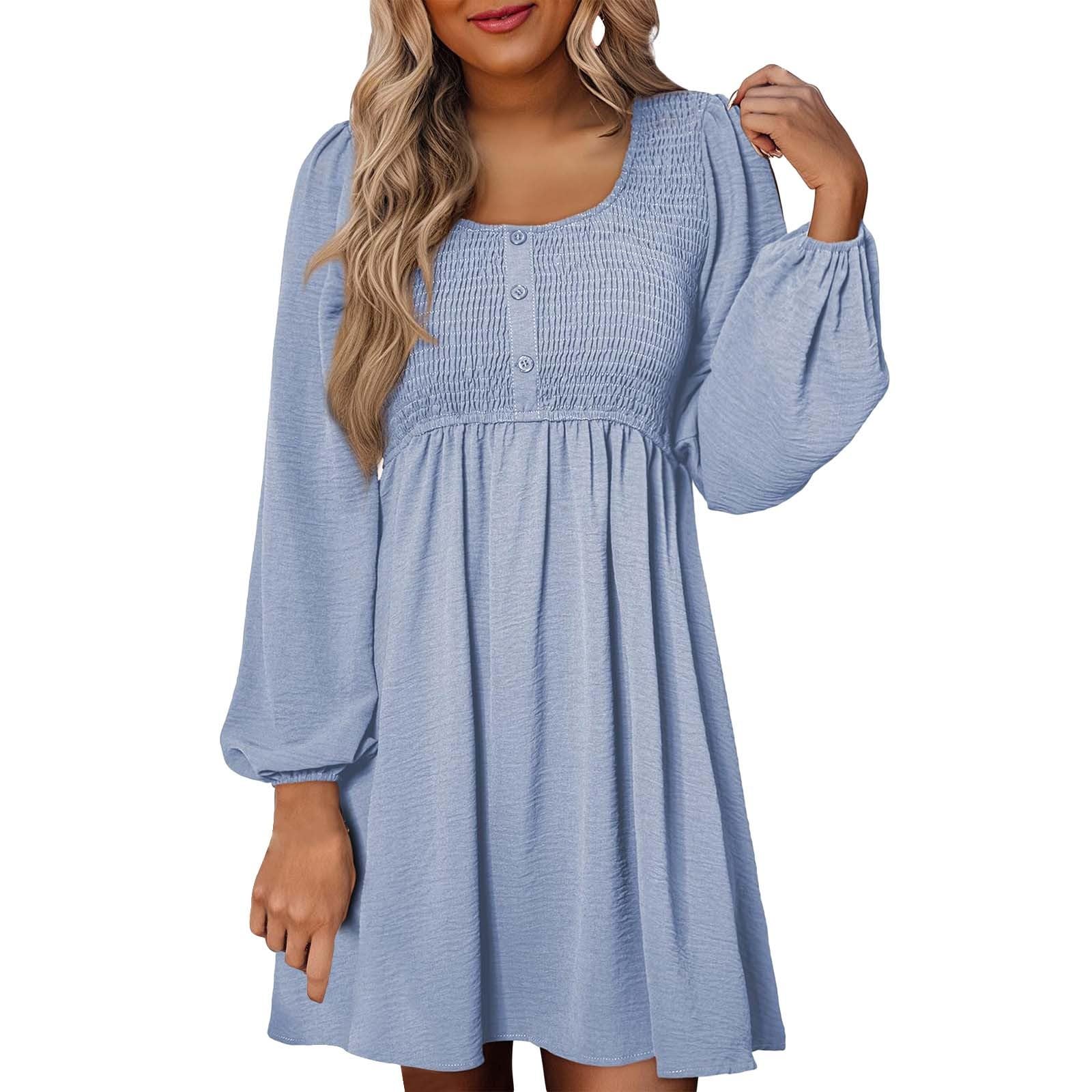 Robe décontractée courte taille haute pour structurer la silhouette - 8