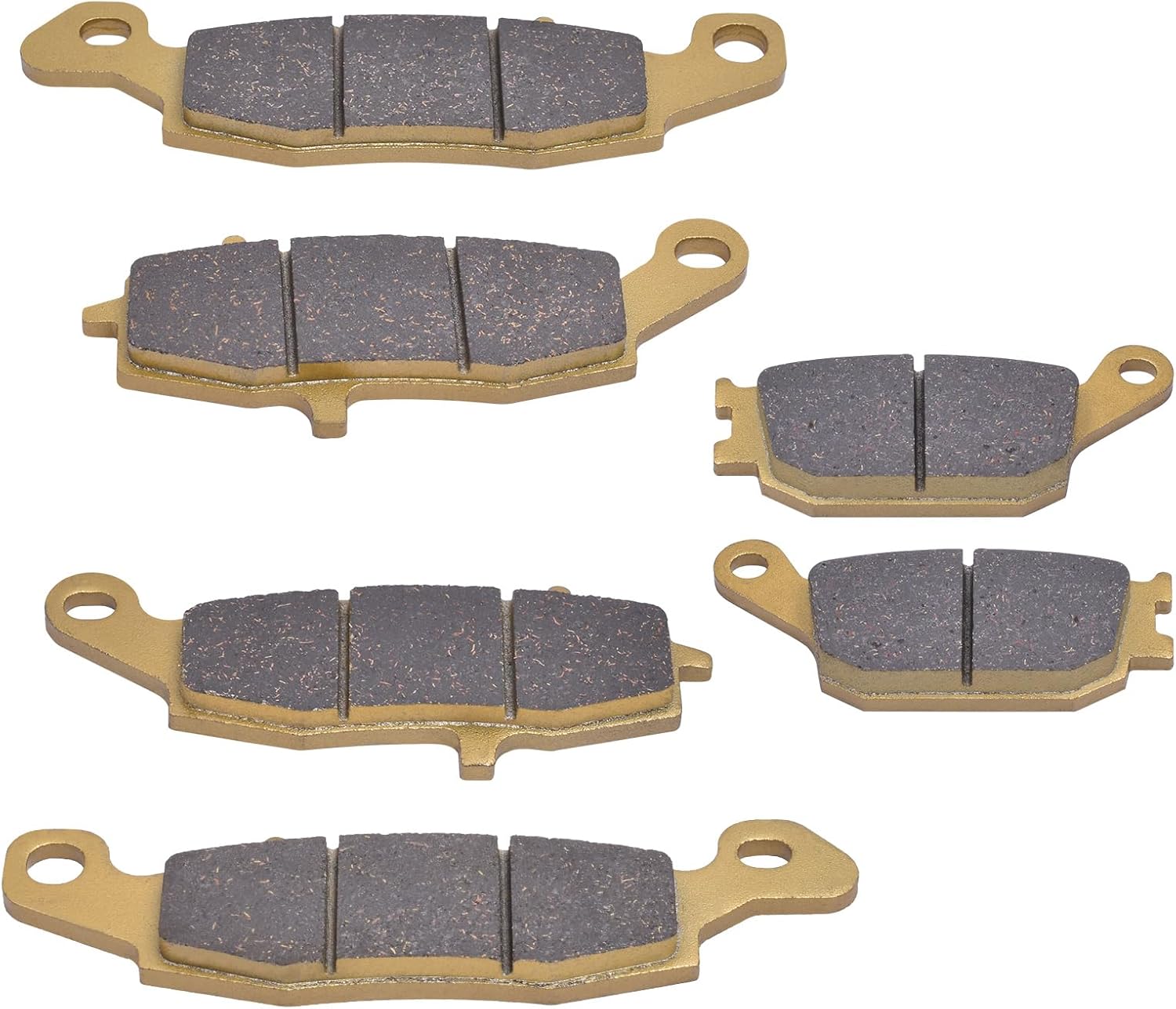 Brake Pads for Suzuki Vstrom 650 DL650 2004-2020 DL1000 1000 Vstrom 2002-2010 SV650 SV 650 2003-2015 GSR750 2011-2015 GSF 650 2005-2006, Ceramic Front and Rear Brake Pad