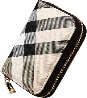 SYGA Fashion Women's Card Bag Zipper Small Coin Purse Male and Female Organ Credit Card Holder Multi-Card Driver's License... Price In India