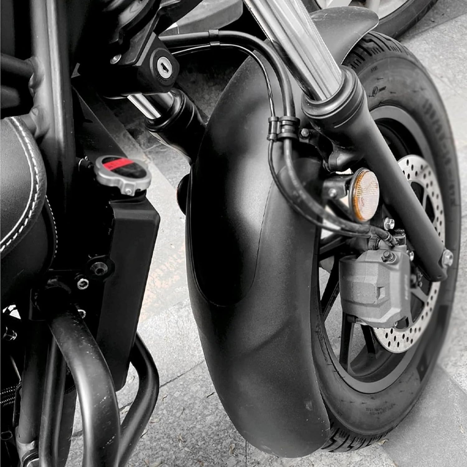 For CM500 300 Rebel 500 300 CMX500 300 2025 Front Fender Extended Tire Splash Guard 2017-2025 Motorcycle Parts