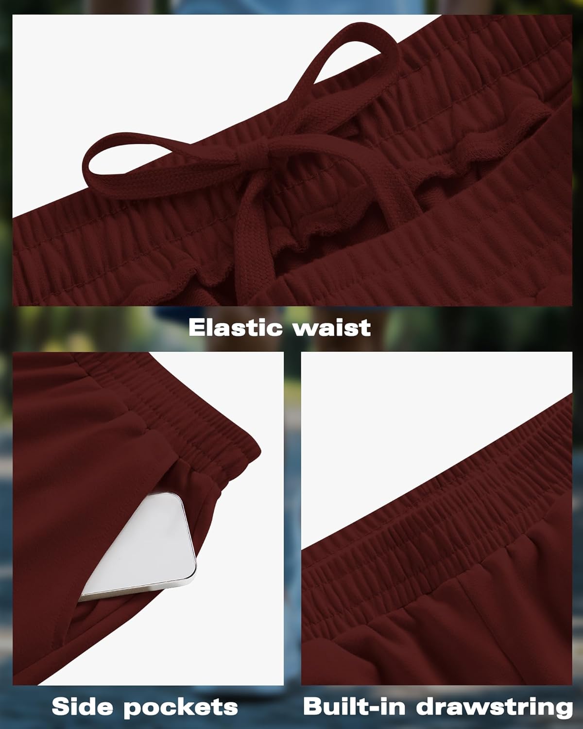 Neer 3 Pack Men's Gym Shorts Athletic Drawstring Loose Workout Soft Summer Casual Running Shorts with Pockets - Image 5