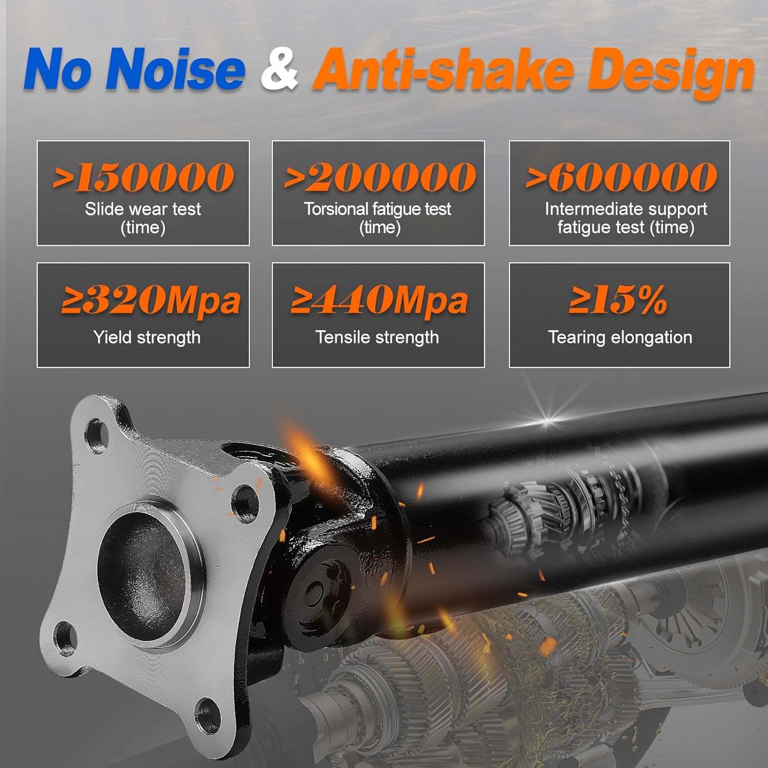 Rear Drive Shaft Prop Shaft Driveshaft Assembly Fit for Mazda Miata 1994-1997, Mazda Miata 1999-2005 L4 1.8L RWD Manual Trans, Replace# MF0425100A, 936-251