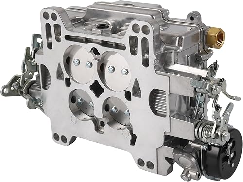 Miniatura 7 de Carburador para 1409 Performer Series Marine 600 CFM 4 barriles de diámetro cuadrado con válvula de aire estrangulador eléctrico secundario