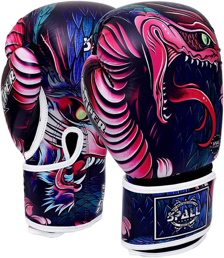 Boxing Gloves for Kids, Men & Women - Pro Training Sparring Punching Gloves - Muay Thai MMA, Kickboxing Heavy Bag Workout Leather Boxing Gloves