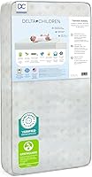 Delta Children Twinkle Galaxy Dual-Sided Crib & Toddler Mattress - Waterproof, GREENGUARD Gold, Eco Fiber Core, Made in USA