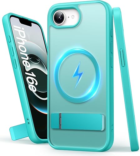 Miniatura 38 de Funda para Samsung Galaxy S25 Edge, compatible con MagSafe y soporte integrado, probada contra caídas de grado militar, mate, resistente, a prueba