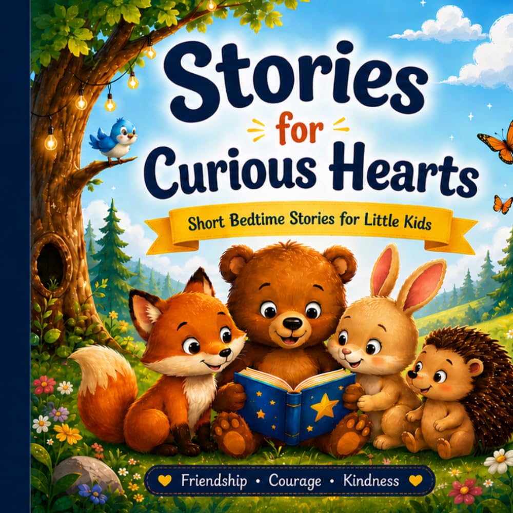 Stories for Curious Hearts: Short Bedtime Stories for Little Kids