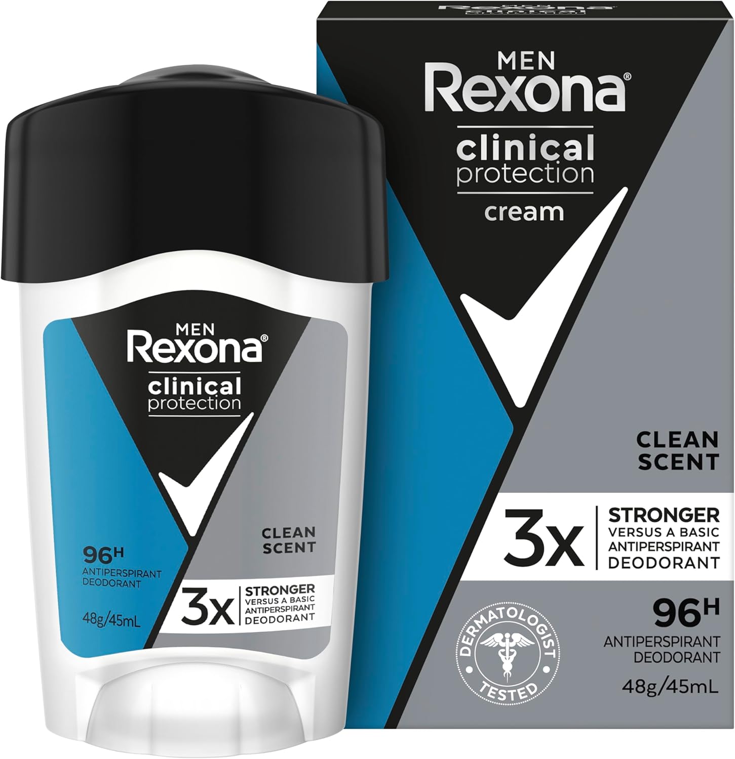 Rexona Men Clinical Antiperspirant Cream Stick Deodorant Clean Scent