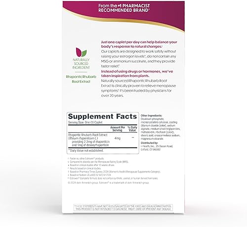 Miniatura 9 de Estroven Suplemento Completo Multi-Síntoma de Menopausia para Mujeres, 28 Ct., Ingredientes Clínicamente Probados Proporcionan Alivio