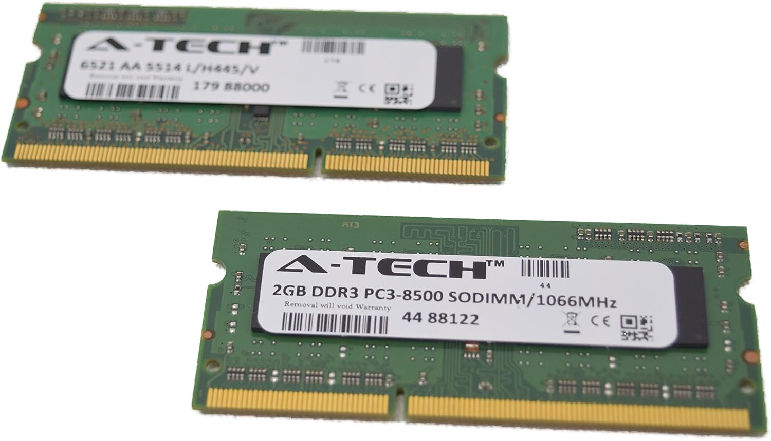 A-Tech 4GB KIT (2 x 2GB) For HP-Compaq Presario Notebook Series CQ60-422DX CQ60-425SL CQ60-427NR CQ60-430SA CQ60-514NR CQ60-615DX CQ60Z CQ61-310SA CQ61. SO-DIMM DDR2 NON-ECC PC2-5300 667MHz RAM Memory