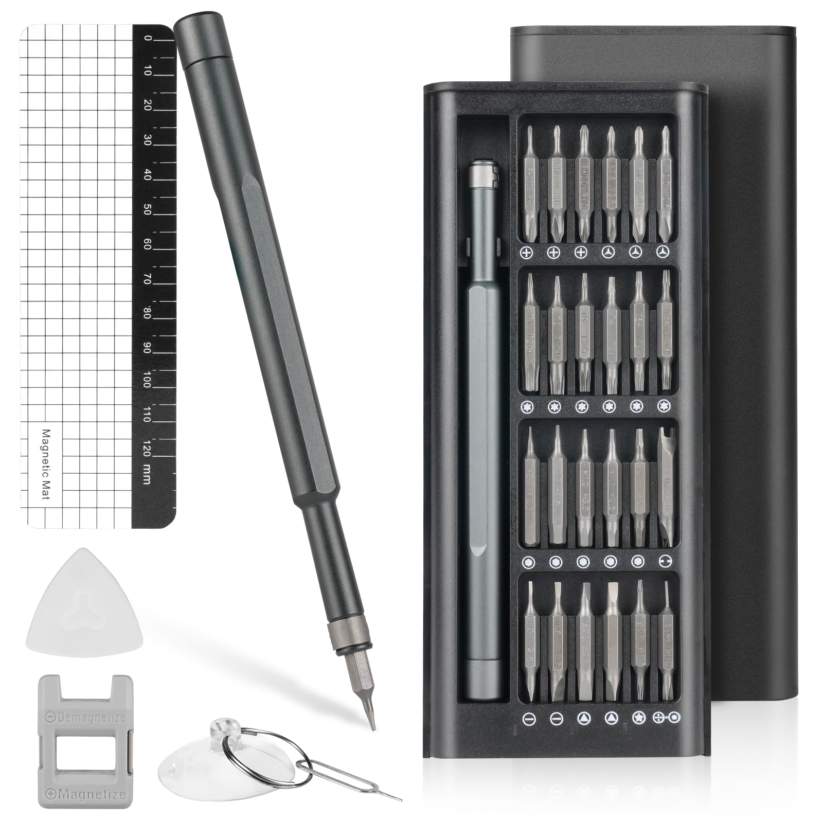 Ainiv 54 in 1 Precision Screwdriver Set, Portable Mini Screwdriver Tool Kit, Micro Magnetic Screwdrivers Set