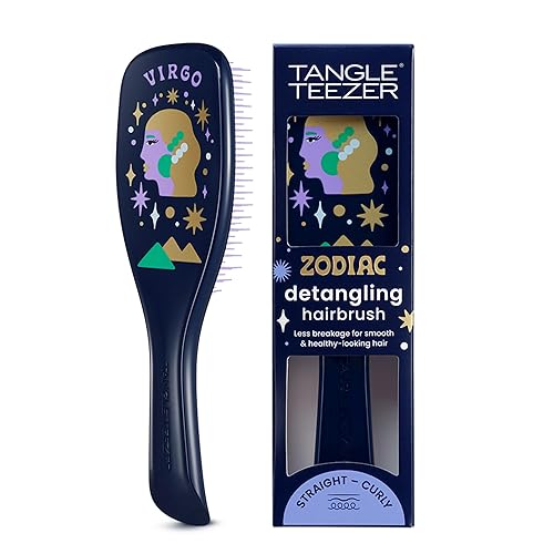 Tangle Teezer Zodiac Ultimate Detangler - Cepillo desenredante para cabello húmedo y seco, elimina nudos y reduce la rotura para todo tipo de