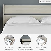 Vista 5 de Signature Design by Ashley Socalle - Cabecero completo, con listones abiertos, color beige natural