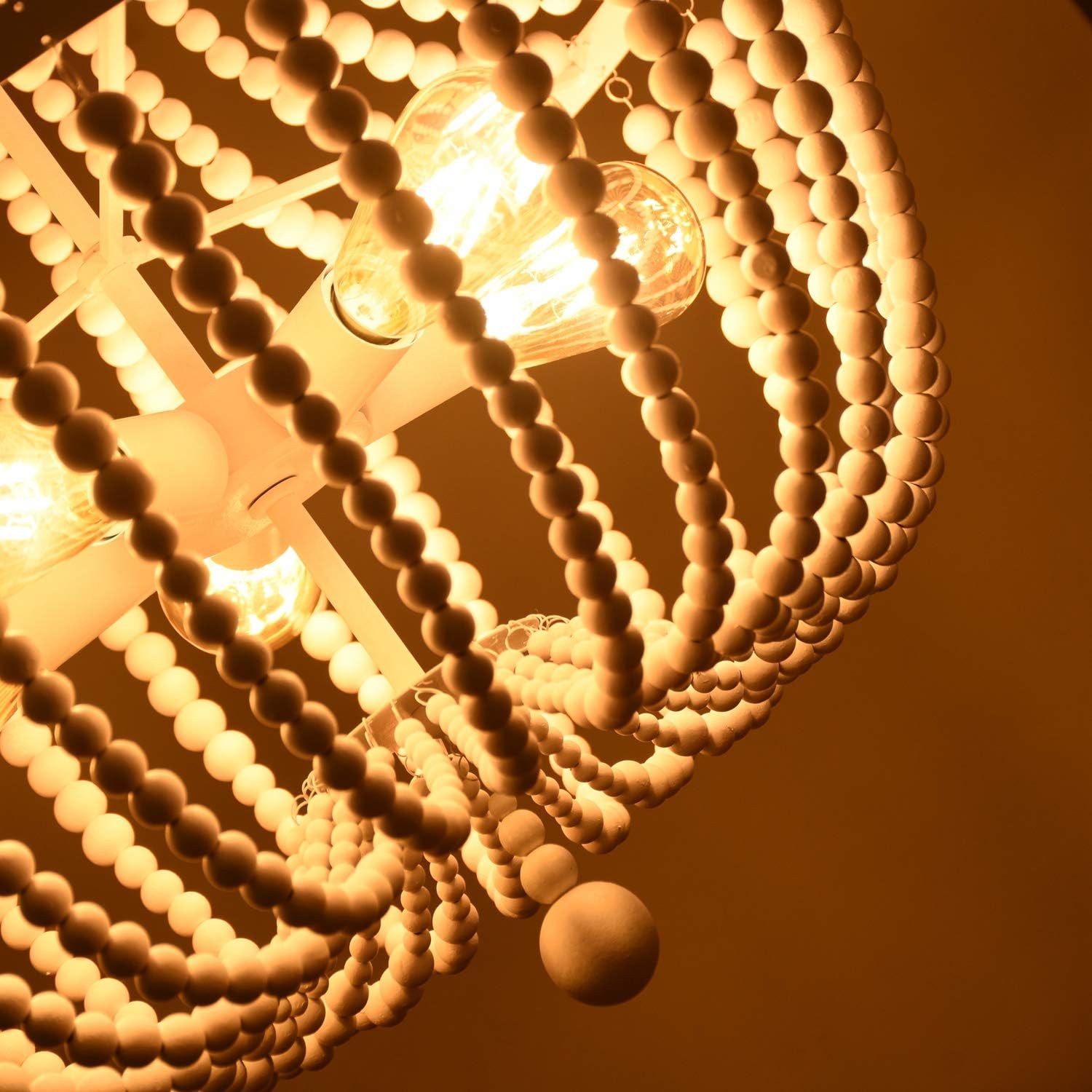 Hottest Sales Alice House 21 Wood Bead Chandeliers, Rustic White Finish, 5 Light Wood Beaded Pendant Light for Dining Room, Kitchen, Living Room, Entryway and Bedroom AL9031-P5 One-Day Sale: Up to 70% Off Alice House 21 Wood Bead Chandeliers, Rustic White Finish, 5 Light Wood Beaded Pendant Light for Dining Room, Kitchen, Living Room, Entryway and Bedroom AL9031-P5