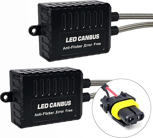 Miniatura 2 de SOCAL-LED 2 x A1 HB4 9006 Decodificador LED Canbus fuerte código de error Cancelador de advertencia Adaptador de relé anti parpadeo (se adapta a