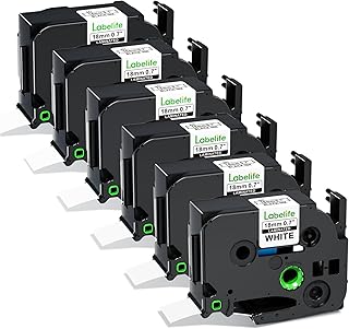 Label Maker Tape 18mm Replacement for Brother TZe-241 TZe241 TZe TZ Tape