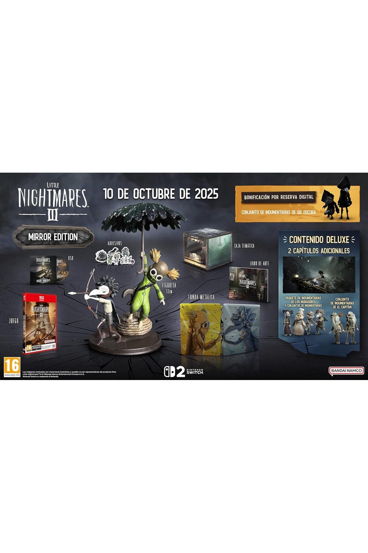 Little Nightmares III Mirror Edition (SWITCH 2): Nintendo Switch