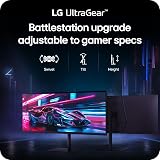 LG Monitor curvo para jogos 34G630A-B 34 polegadas Ultragear WQHD (3440 x 1440), 240Hz, 1ms, FreeSync Premium, DisplayHDR 400, alto-falante embutido, HDMI, DisplayPort, USB tipo-C, suporte inclinado — imagem 6