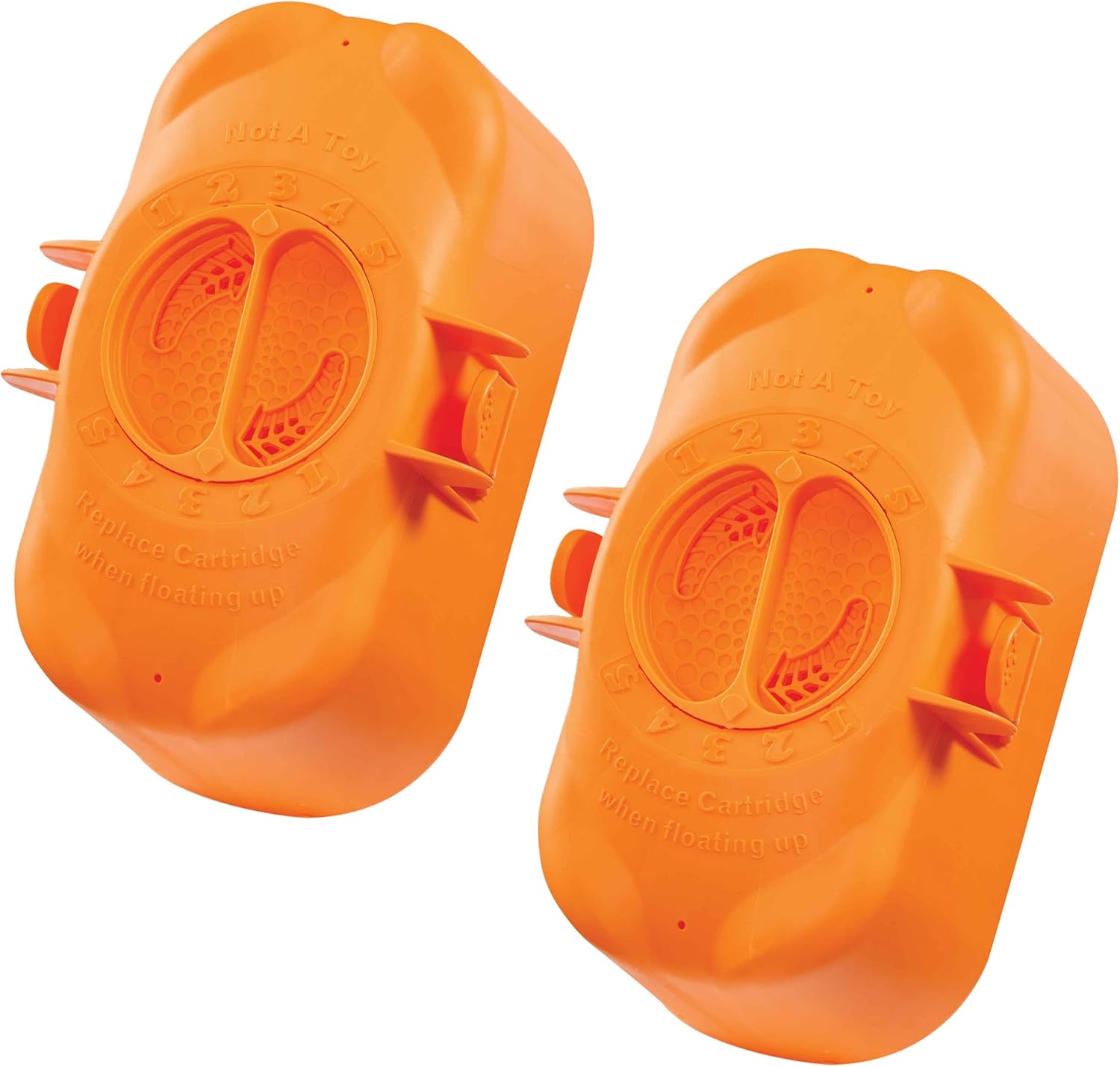 FROG Replacement Chlorine Cartridge for use with Flippin’ FROG XL Floating Sanitizer System - Prefilled Cartridges Support Easy Pool Maintenance and Cleaner & Clearer Water - 2 Pack