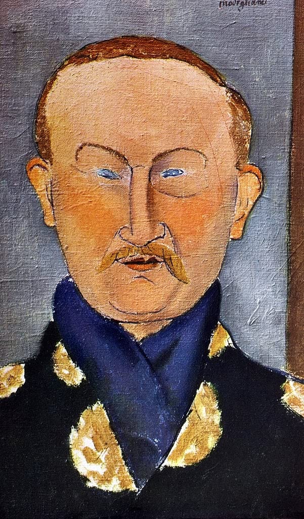 Tableau Portrait de Léon Bakst par Modigliani 60x90cm - 5