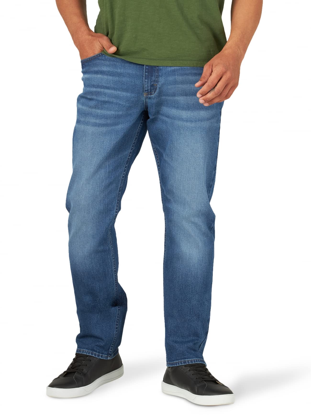 Wrangler Authentics Mens Athletic Fit Stretch Jean