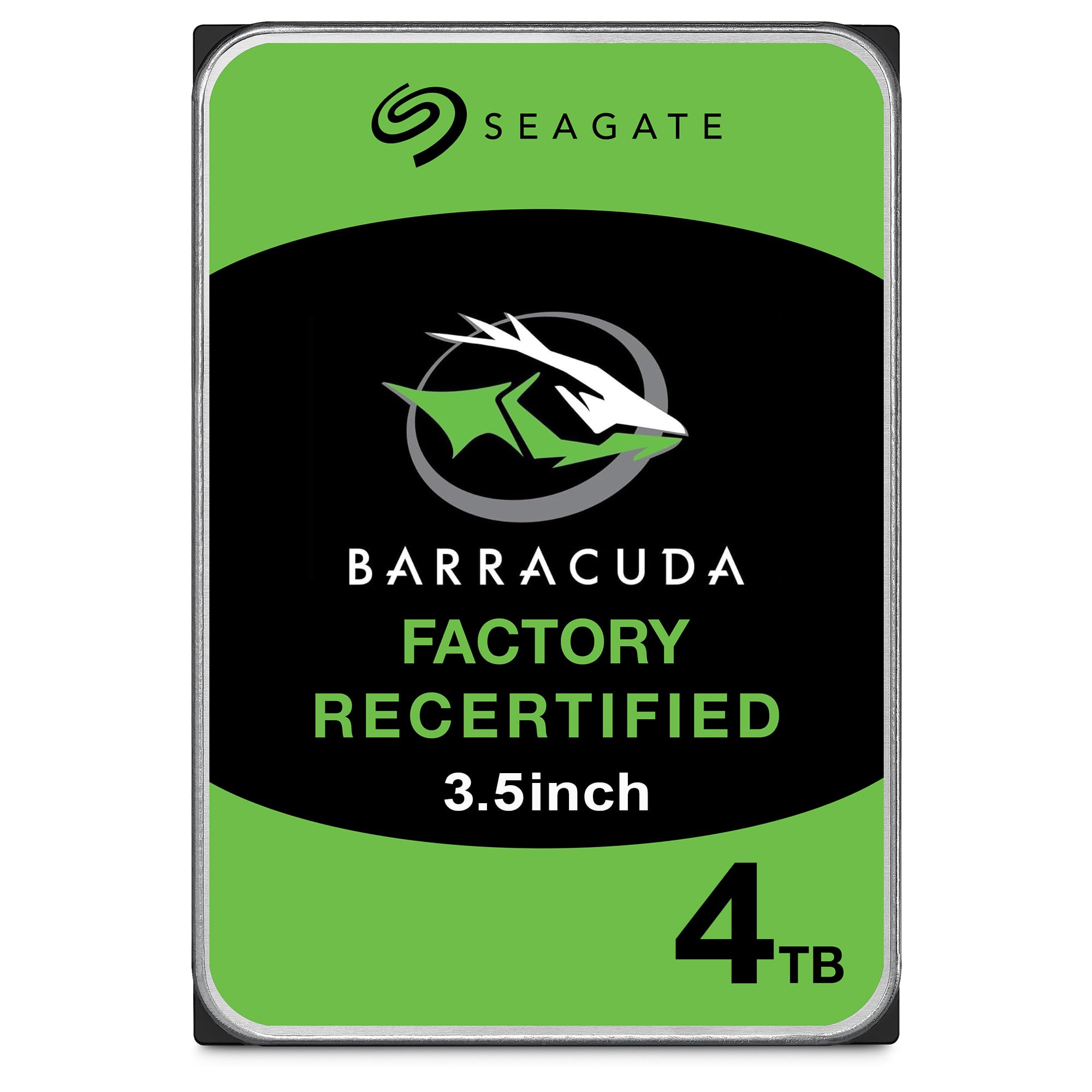 外付けハードディスク・ドライブ Seagate Barracuda 4TB HDD ST4000DM004 Seagate Barracuda 4TB HDD 3.5インチ SATA