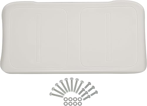 Cojín inferior del asiento delantero para EZGO TXT 1994-up, cojín de asiento delantero de carrito de golf, blanco lechoso, cojín de repuesto