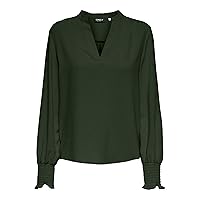 ONLY Onlmette Noos Wvn-Maglietta con Scollo a V Camicia da Donna