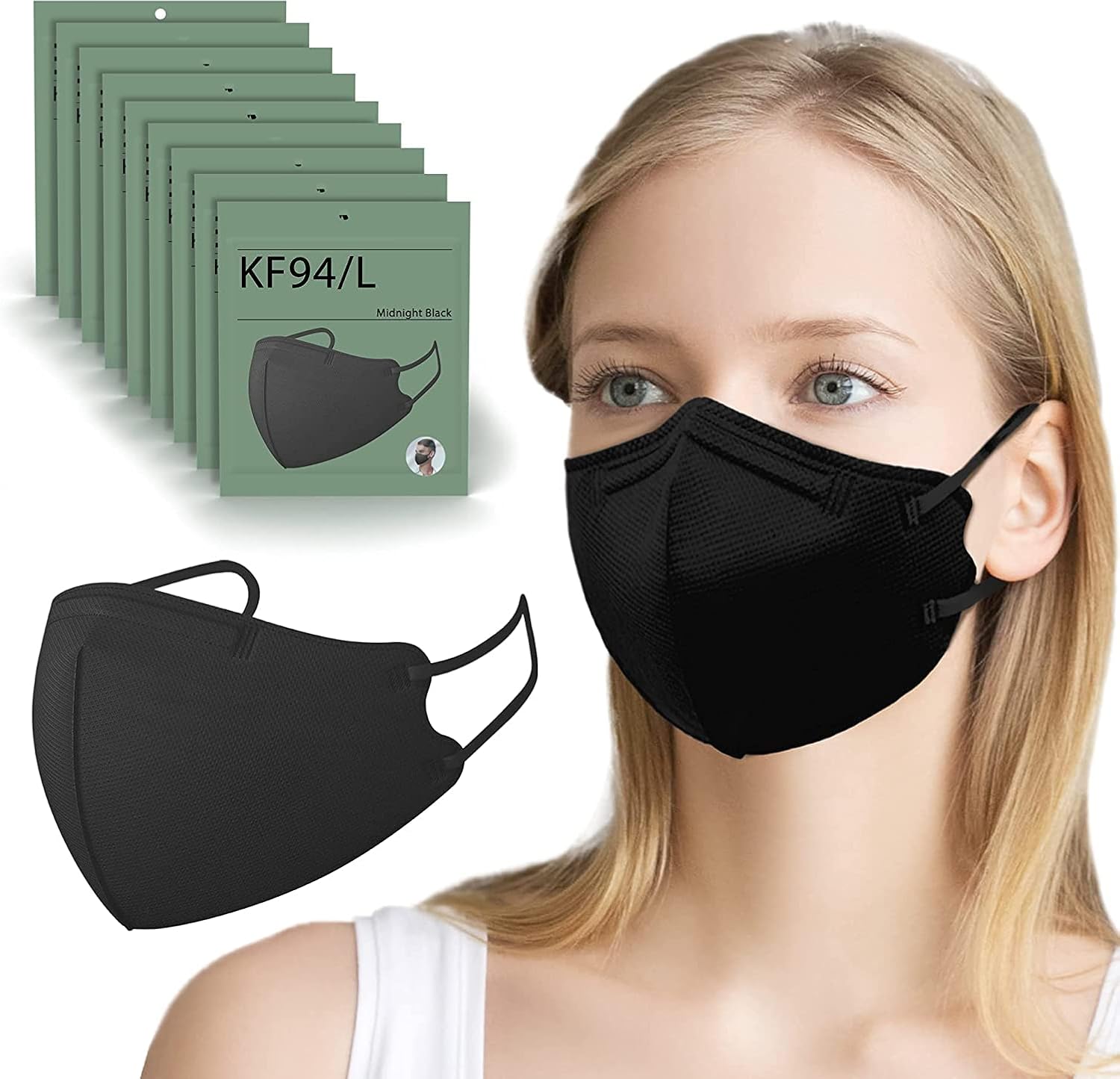 ETIQA Breeze Premium Level |Beige, Purple, White, Black| Disposable Face Mask - Individually Wrapped [30 Pack] Made In Korea