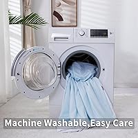 Vista 6 de JET'S HOME Funda de colchón individual con cremallera, protector de colchón impermeable de 6 caras con cremallera, lavable a máquina, se adapta a