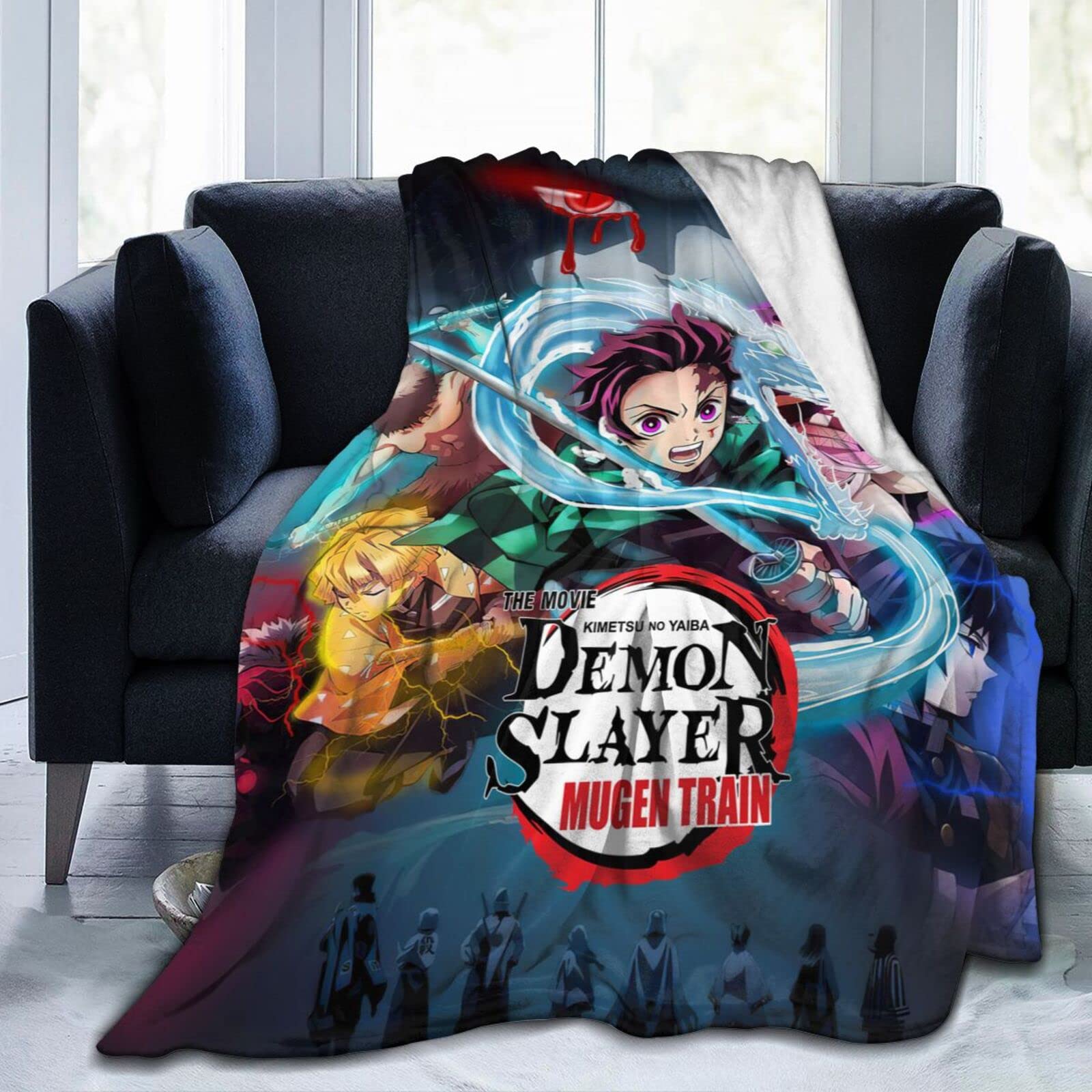 Skiroromg Demon Slayer Blanket Japanese Anime Throw Blankets Luxurious  Lightweight Cozy Plush Throw Super Soft Warm Fuzzy Cartoon Blankets for  Couch Sofa for Kids Teen 60'x50' : Amazon.in: Home u0026 Kitchen