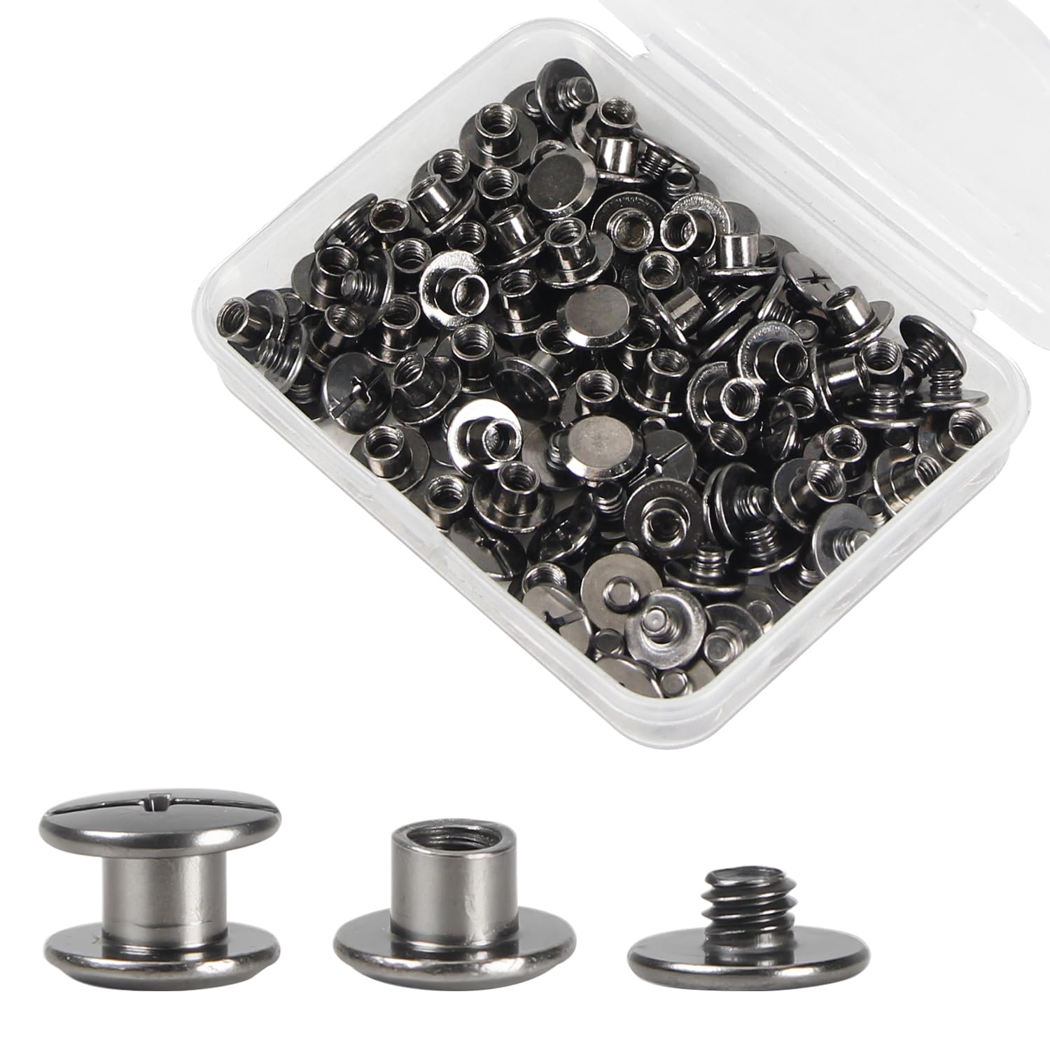 Amazon.com: 50 Sets M5 x 4mm Gun Black Chicago Screw Kit
