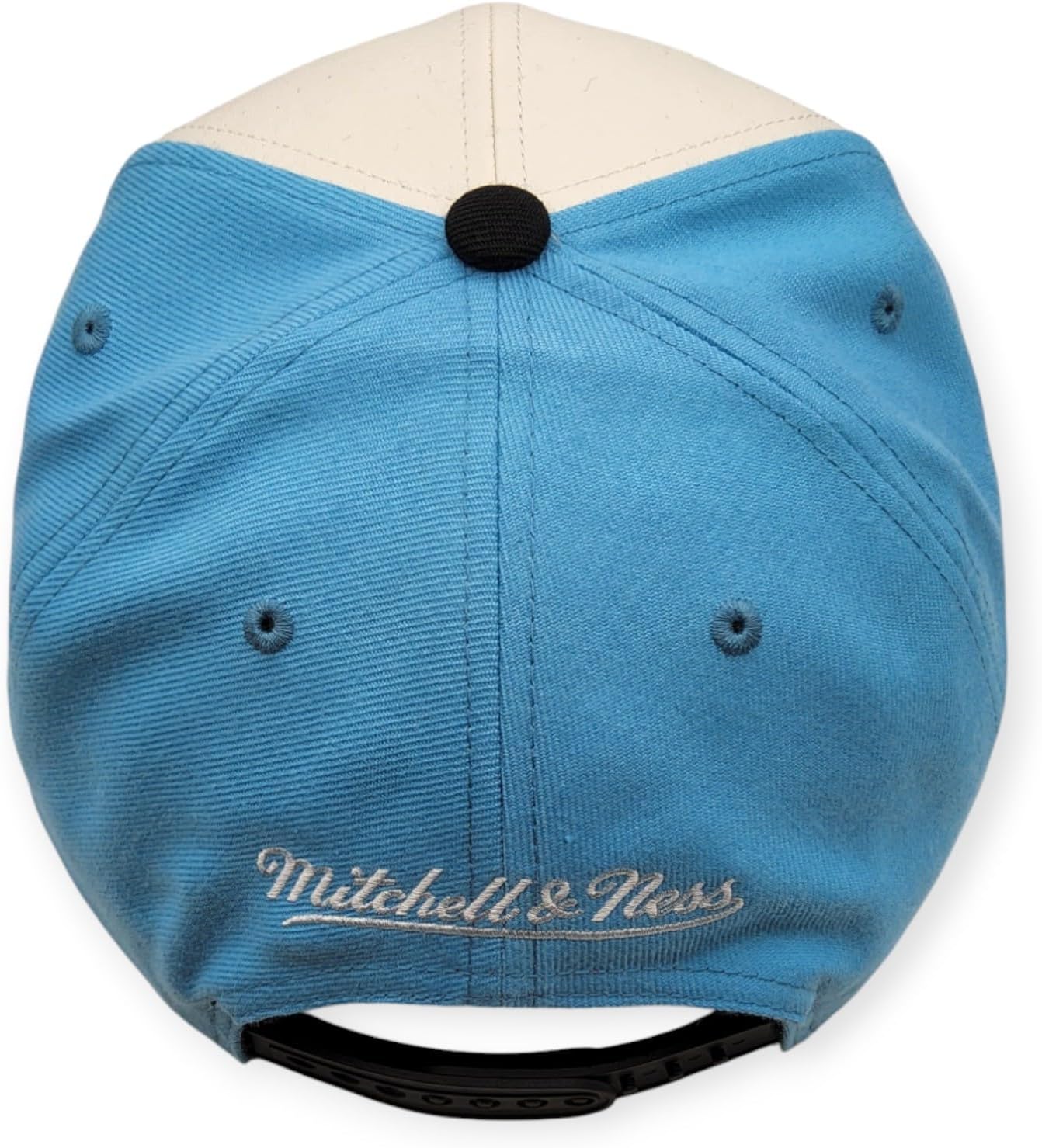 Mitchell and Ness Chicago Bulls Day One White/Light Blue Adjustable Snapback Hat Cap