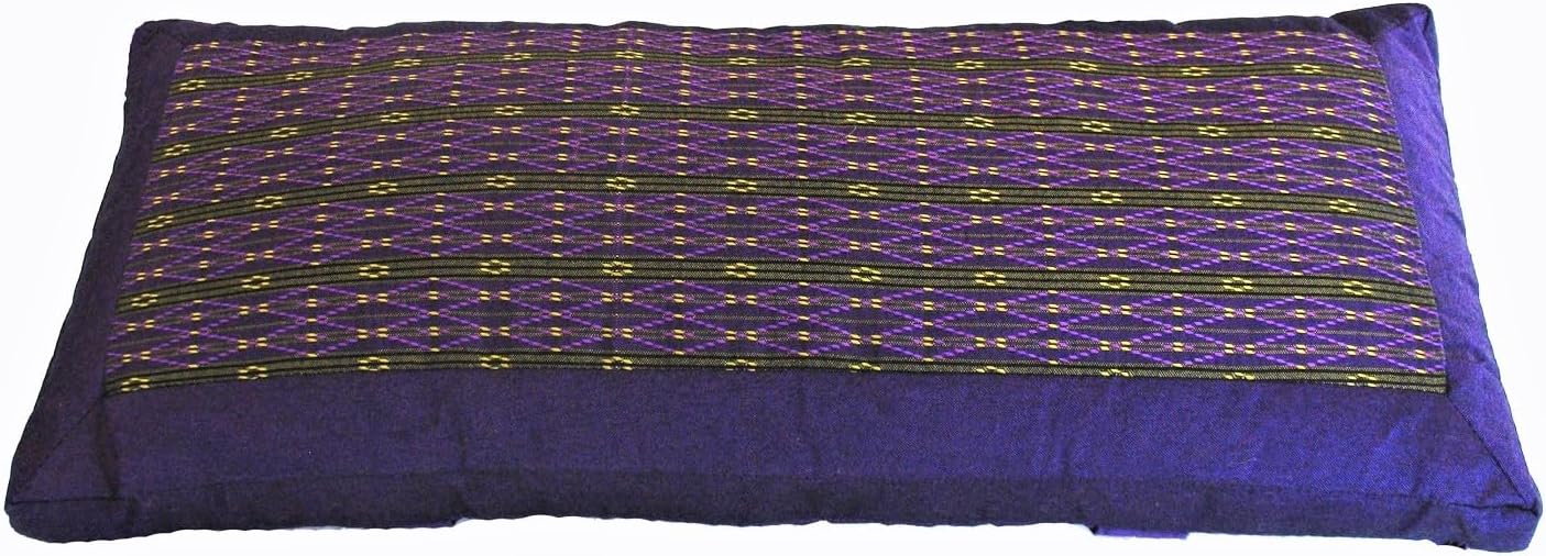 Meditation Bench Cushion Kneeling Seiza - Ikat Green
