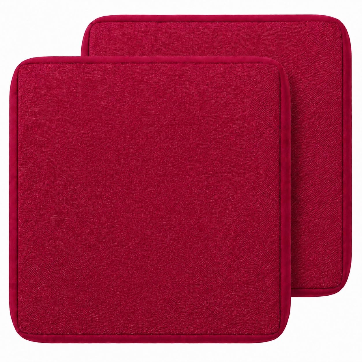 GZGLZDQ Outdoor Cushion Covers 1/2/4 Waterproof, Rattan Cushions Replacement Set with Zipper, Polyester, Durable Garden Furniture Covers for Patios(Magenta,60 X 60 X 10 CM(4pcs))