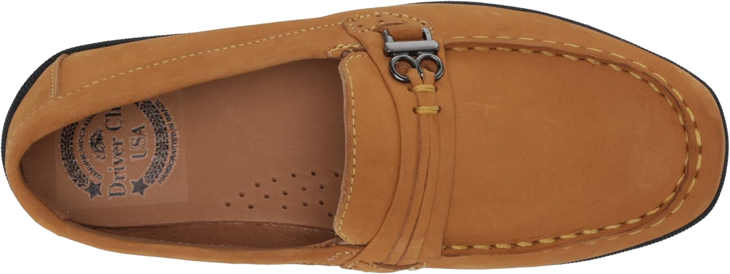 Driver Club USA Kids' Kids Boys/Girls Genuine Leather Driving Loafer with Rope Anchor Detail