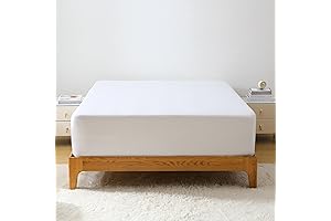 GOKOTTA Bamboo Rayon Fitted Sheet, Super Soft and Cooling with 16 Inch Deep Pockets