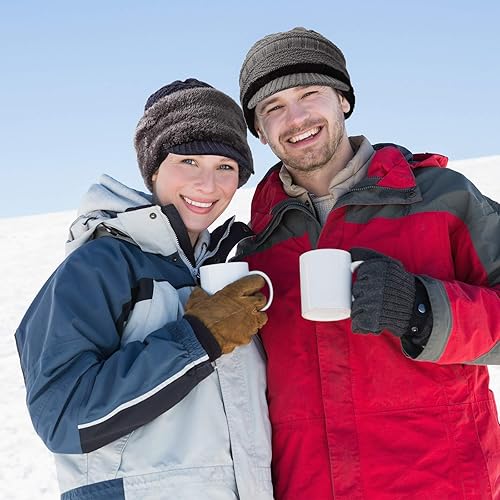 Miniatura 6 de Syhood Knitted Balaclava Beanie Hat Winter Neck Warmer Ski Face Cover Neck Gaiter