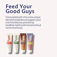 Vista 2 de Fygg Pasta de dientes Nano Hidroxiapatita con prebióticos Libre de flúor y SLS con hidroxiapatita Pasta dental nHA remineralizante para dientes