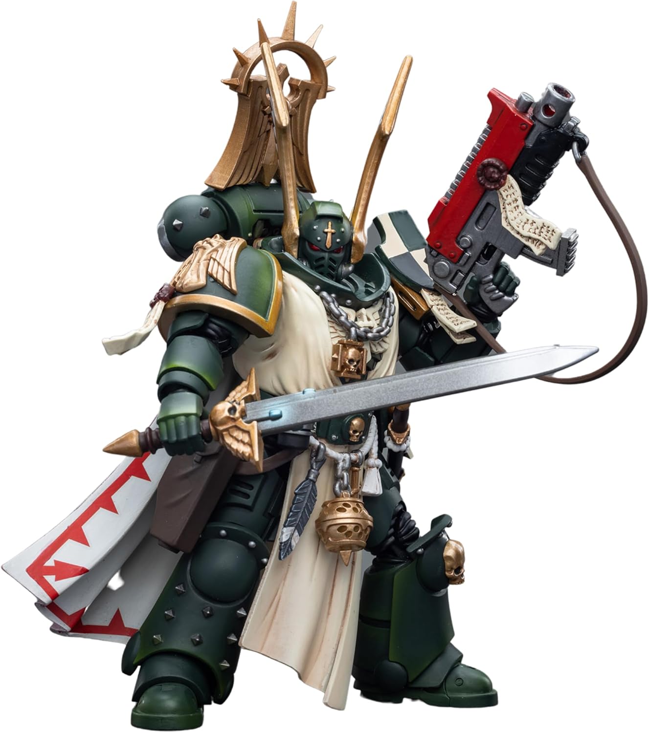 JOYTOY Warhammer 40,000 1/18 Action Figure Dark Angels Master Lazarus Collection Model Birthday Gifts