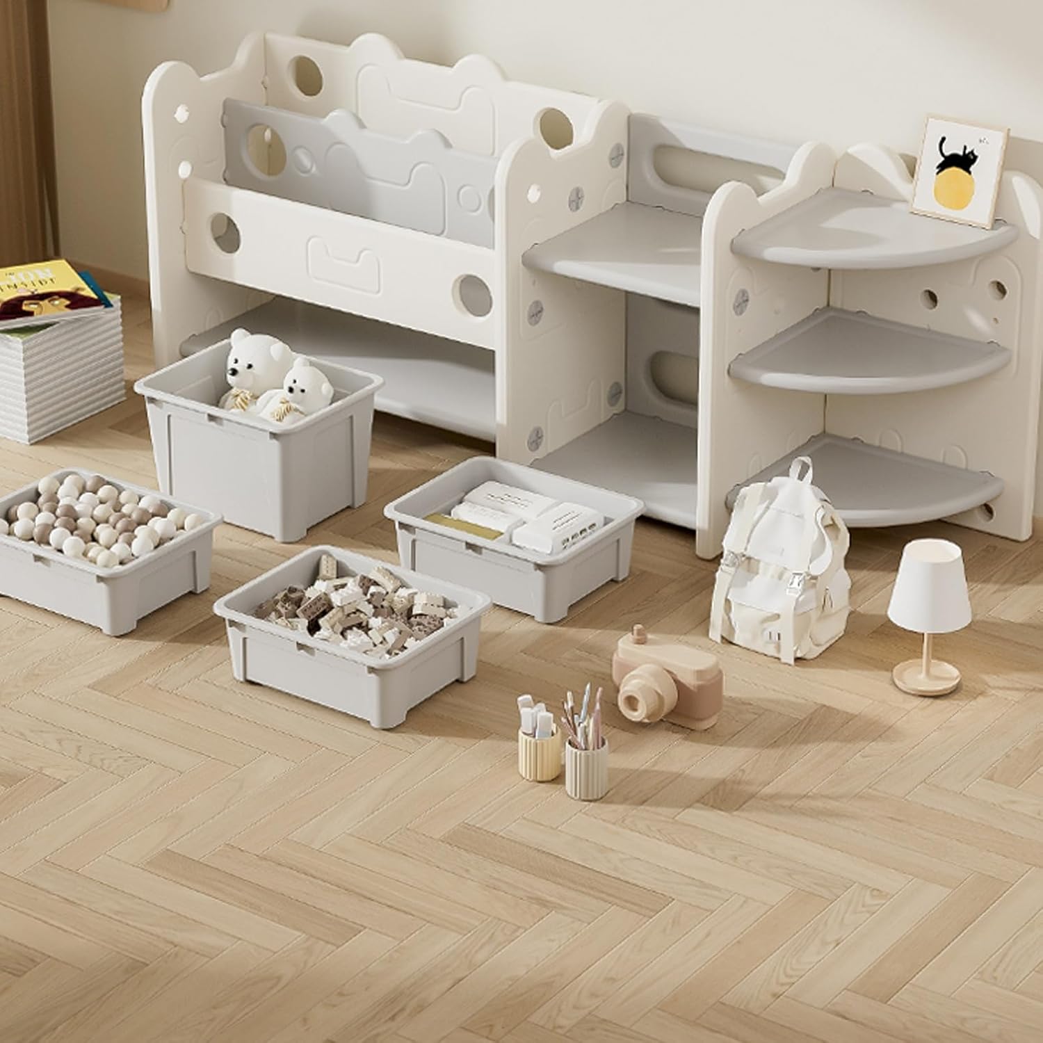 白井産業 ランドセルラック キャスター付 文具 文房具 学童 子供用  