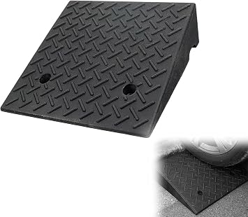 Portable Vehicle ramp Rubber Kerb Ramps Portable Non-Slip Kerb Ramps Durable and Safe for Loading and Unloading Maintenance ramp