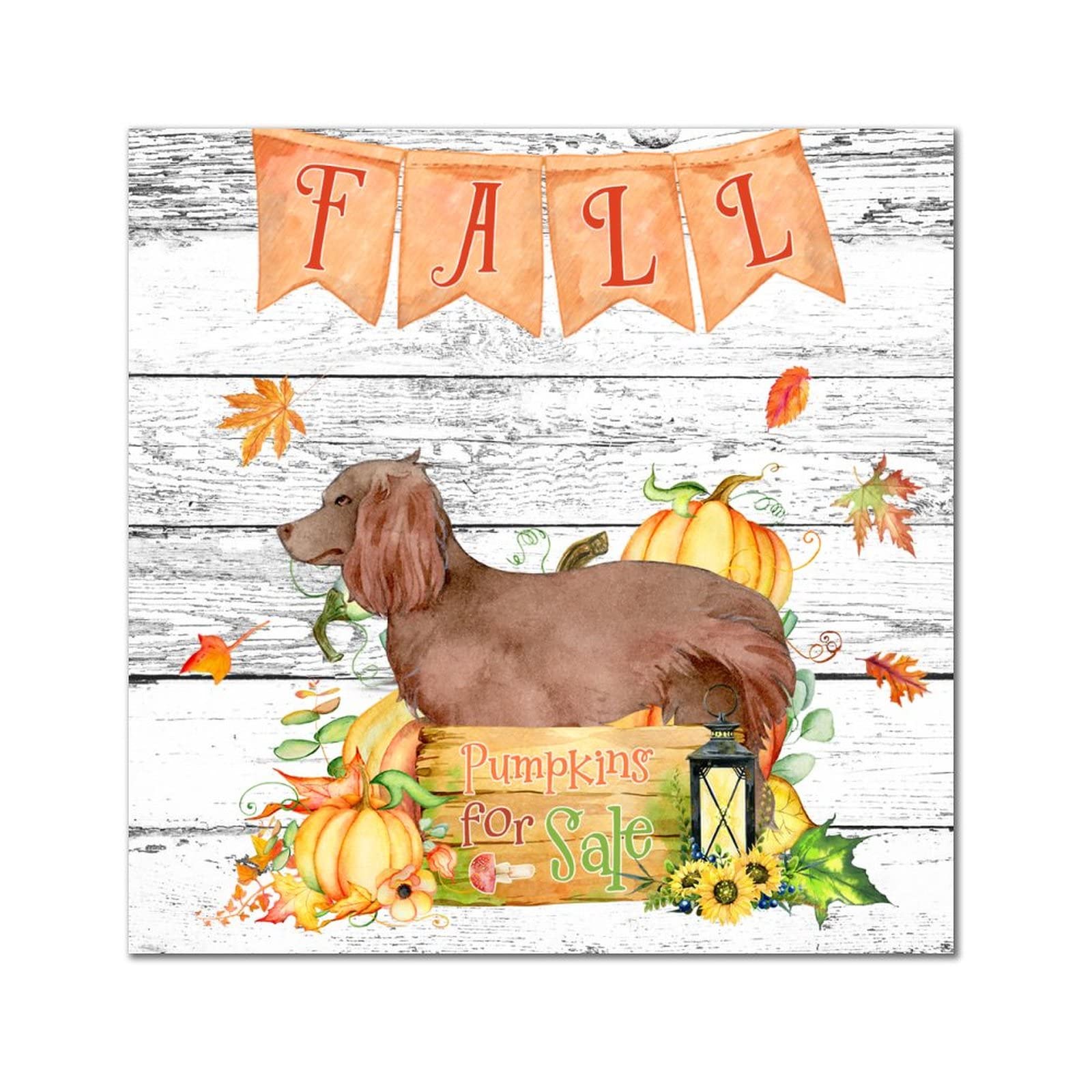 Décoration murale rustique en bois pour une ambiance d'automne chaleureuse dans la cuisine