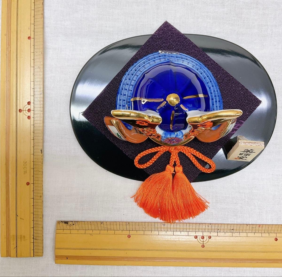 ●新品♪高さ37cm ちりめん五月人形 吊るし輪飾り 兜飾り 京都龍虎堂製お年玉 高さ37cm ちりめん五月人形 吊るし輪飾り 兜飾り 京都龍虎堂製お年玉