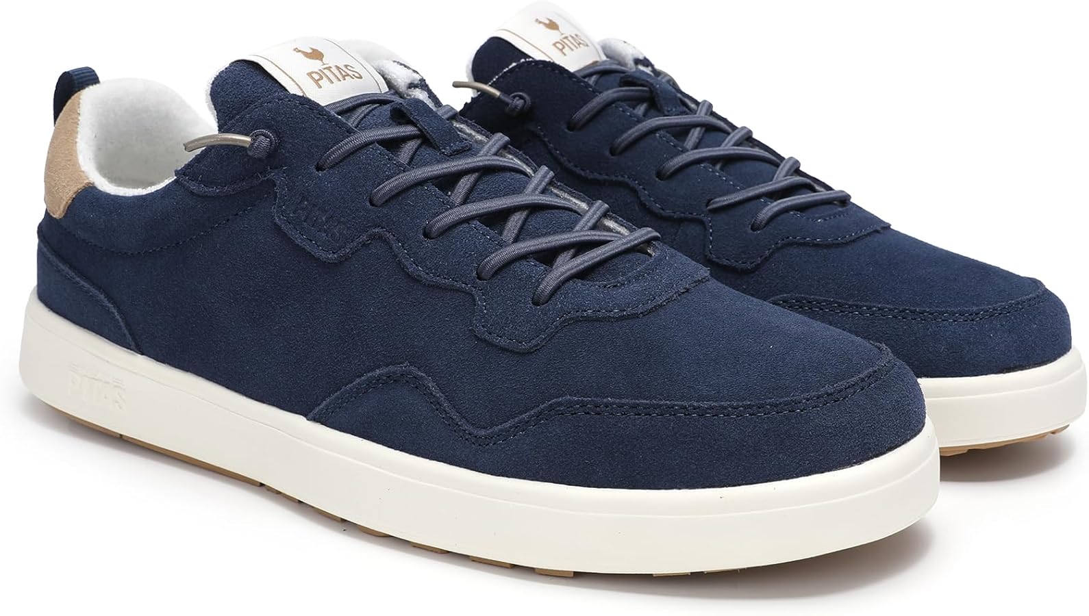 Chaussures Bateau Et Mocassins Pour Hommes Mocassins Légers WALK IN PITAS - Tissu Lin/coton - Semelle EVA - Sans Lacets Walk In Pitas Wp150