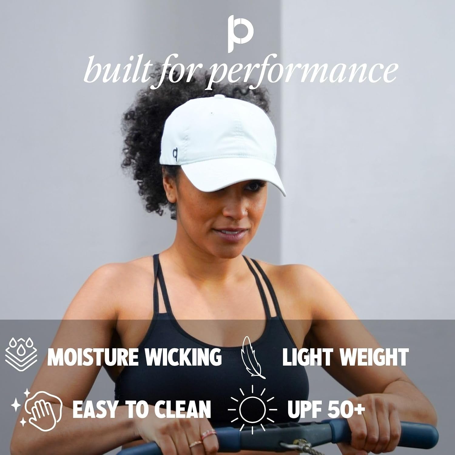 Ponyback Sporty Fit Women's Baseball Cap with Magnetic Closure for Ponytails image 4