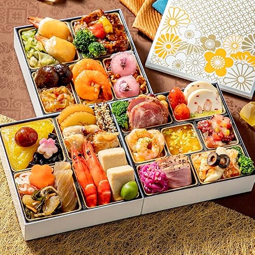 トオカツフーズ株式会社 [先行予約][2026年12月下旬出荷]和洋中おせち 珠宝小箱〜琥珀〜(三段重)