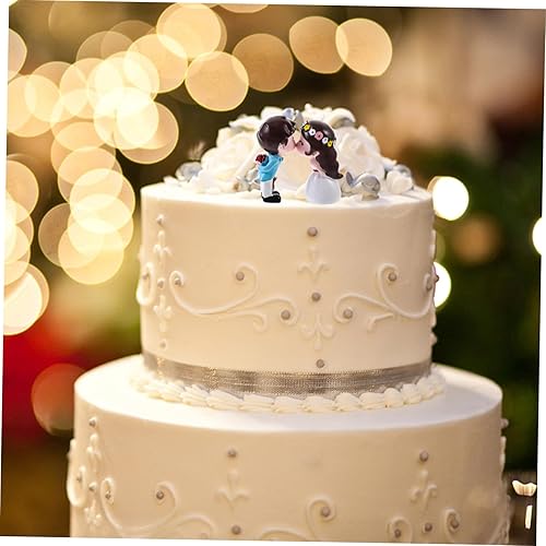 Miniatura 4 de Homoyoyo Magdalena 1 par de figuras miniatura para parejas, muñecas de pareja de besos, mini resina para niños y niñas, muñecas de boda para