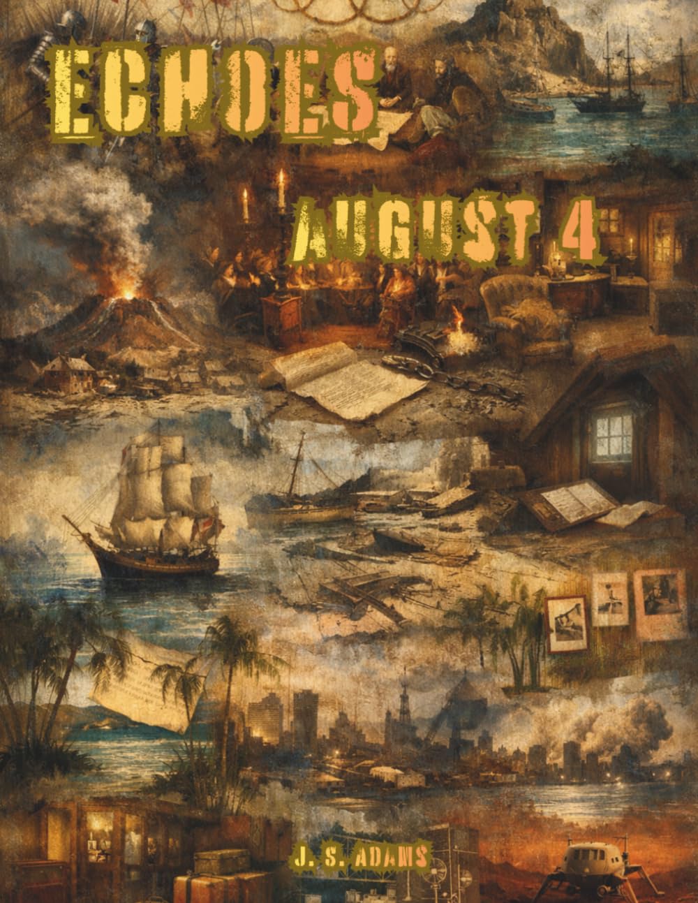 Echoes: August 4: A Coloring Journey Through August 4th in History (Echoes: A Coloring Journey Through History)