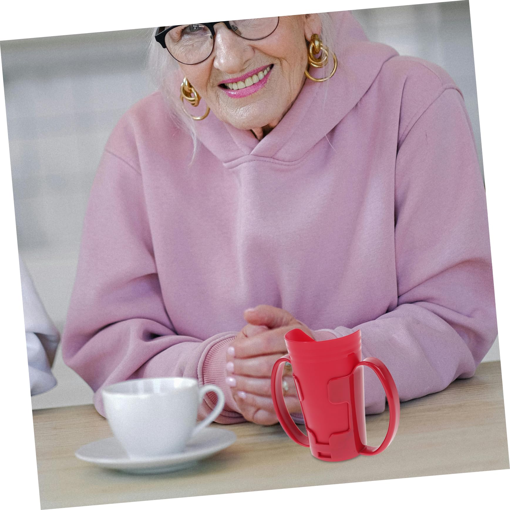 3piezas Taza De Alimentación Para Pacientes Postrados Vaso Antiderrame Para Ancianos Diseño Inclinado Para La Hidratación Utensilio De Convalecencia Para Discapacidad